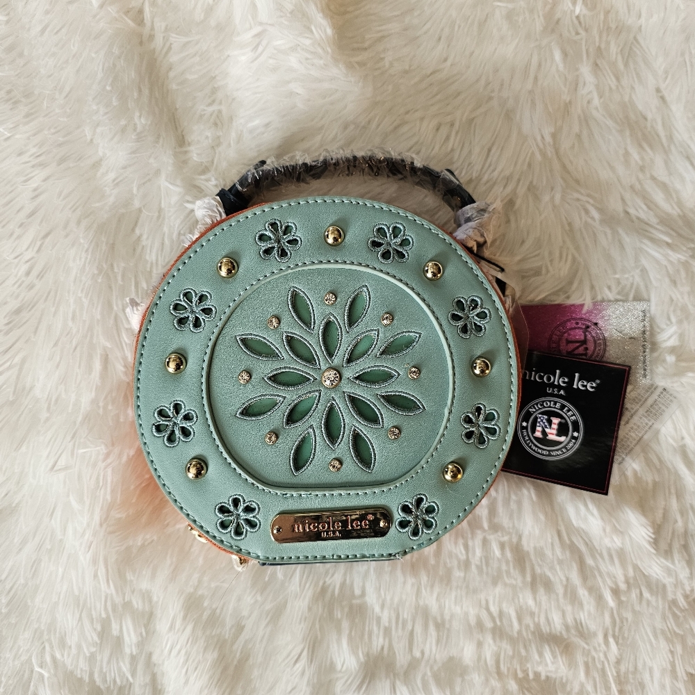 NWT Nicole Lee Round Bag